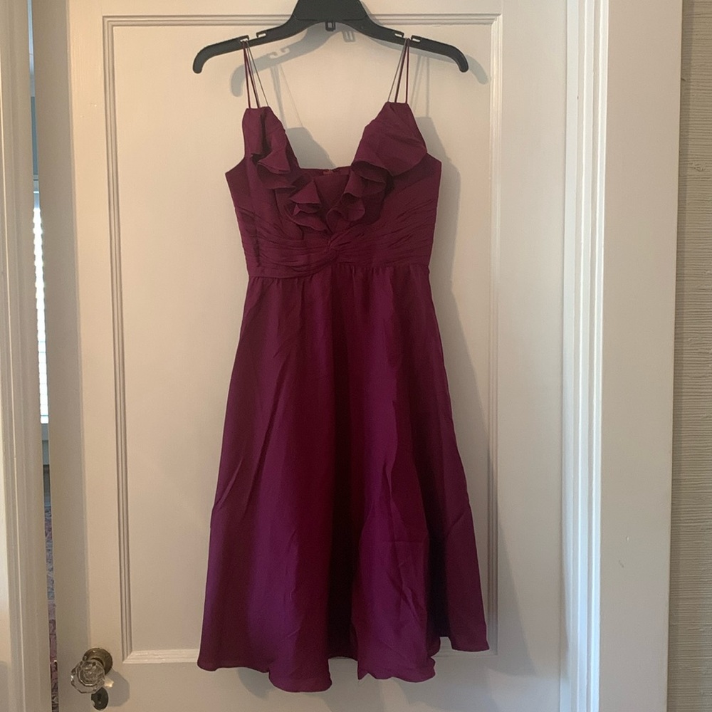 NWOT Quillareeee by BHLDN Sleeveless Chain Strap Dress in Red, size 2